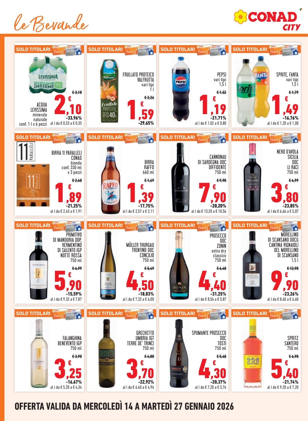 Volantino Conad - 14/1/2026 - 27/1/2026. Pagina 16