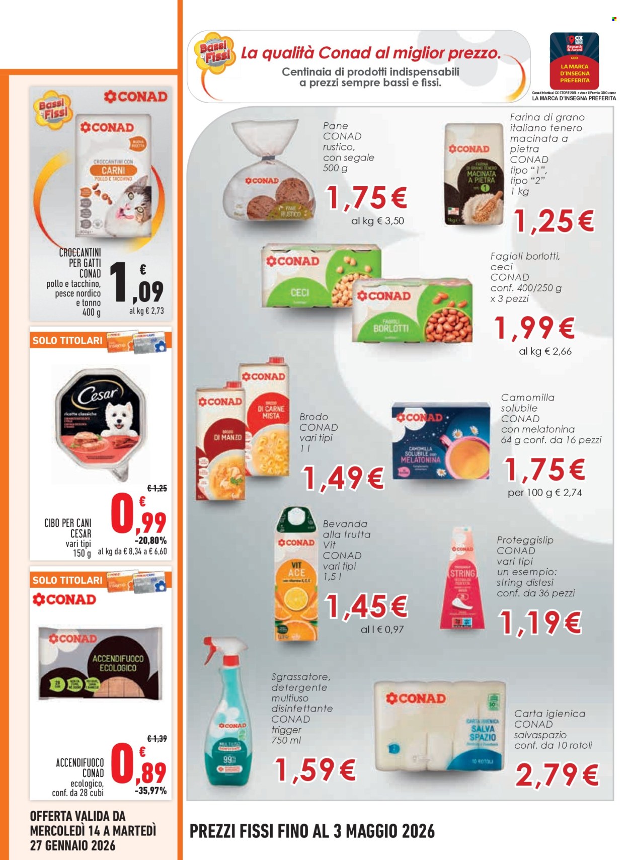 Volantino Conad - 14/1/2026 - 27/1/2026. Pagina 18