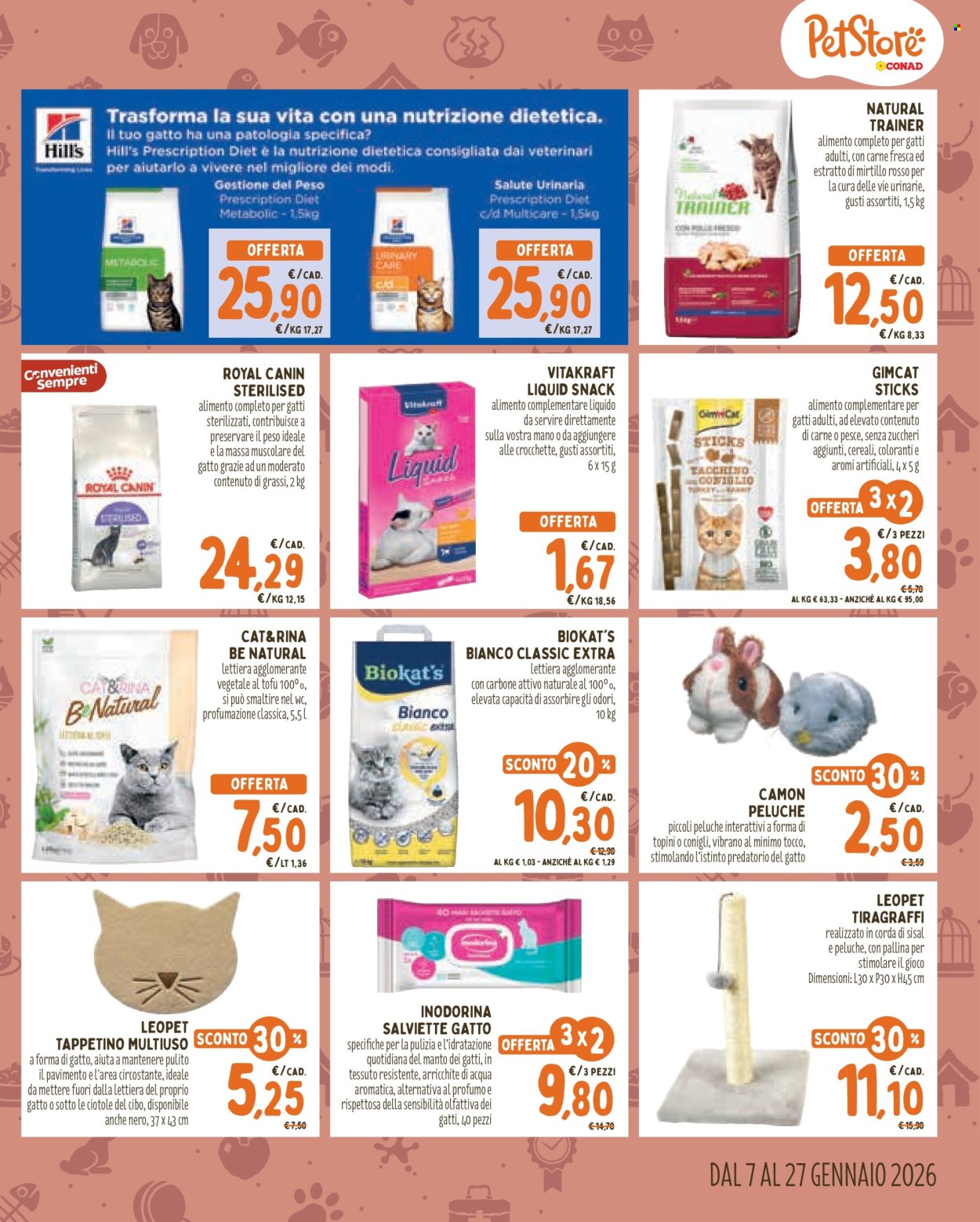 Volantino Pet Store Conad - 7/1/2026 - 27/1/2026. Pagina 5