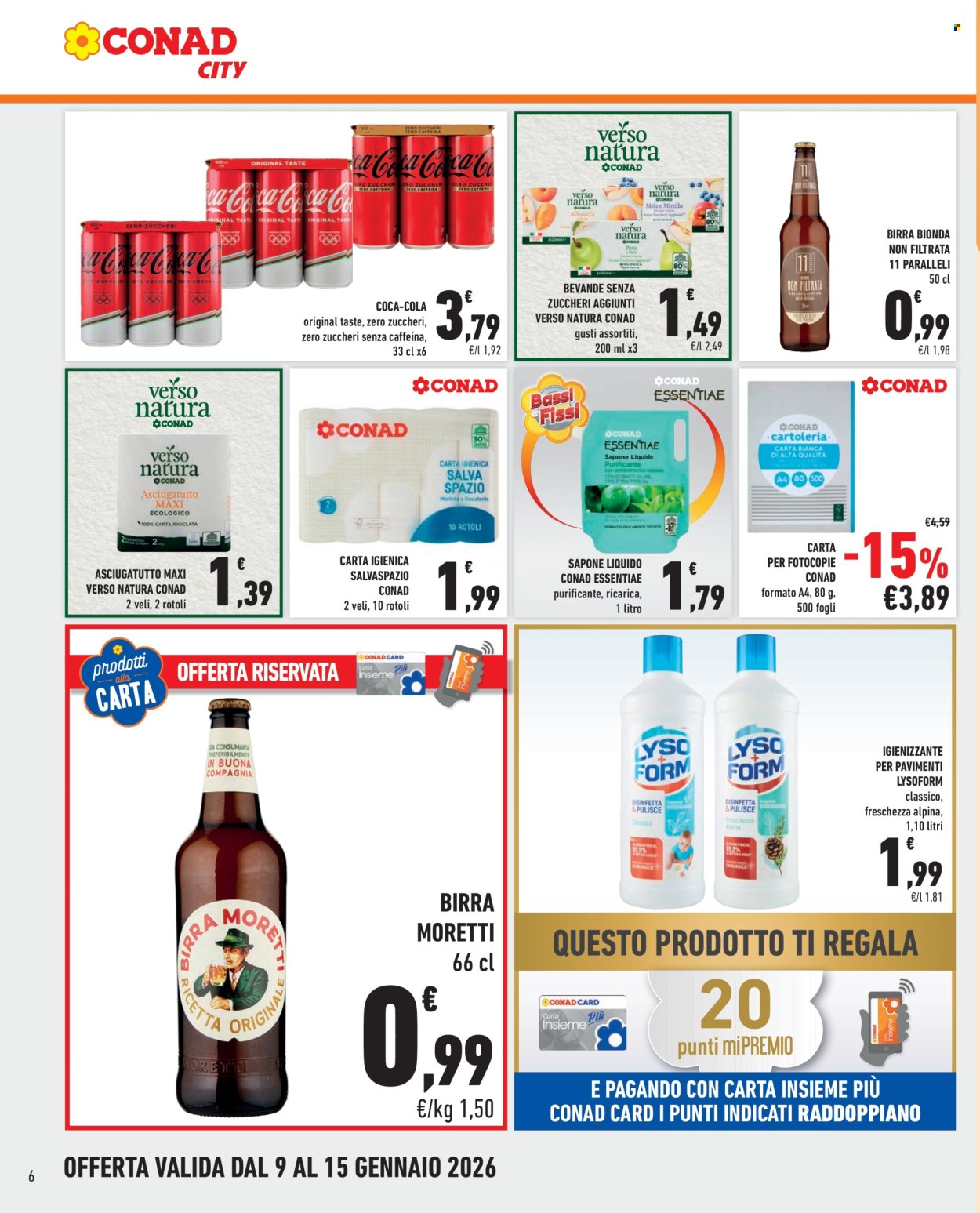 Volantino Conad City - 9/1/2026 - 15/1/2026. Pagina 6