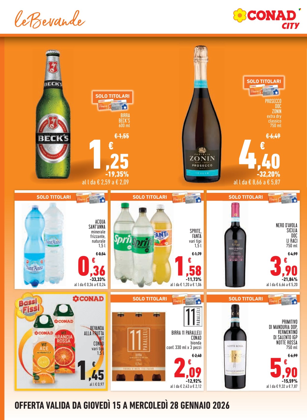Volantino Conad City - 15/1/2026 - 28/1/2026. Pagina 16