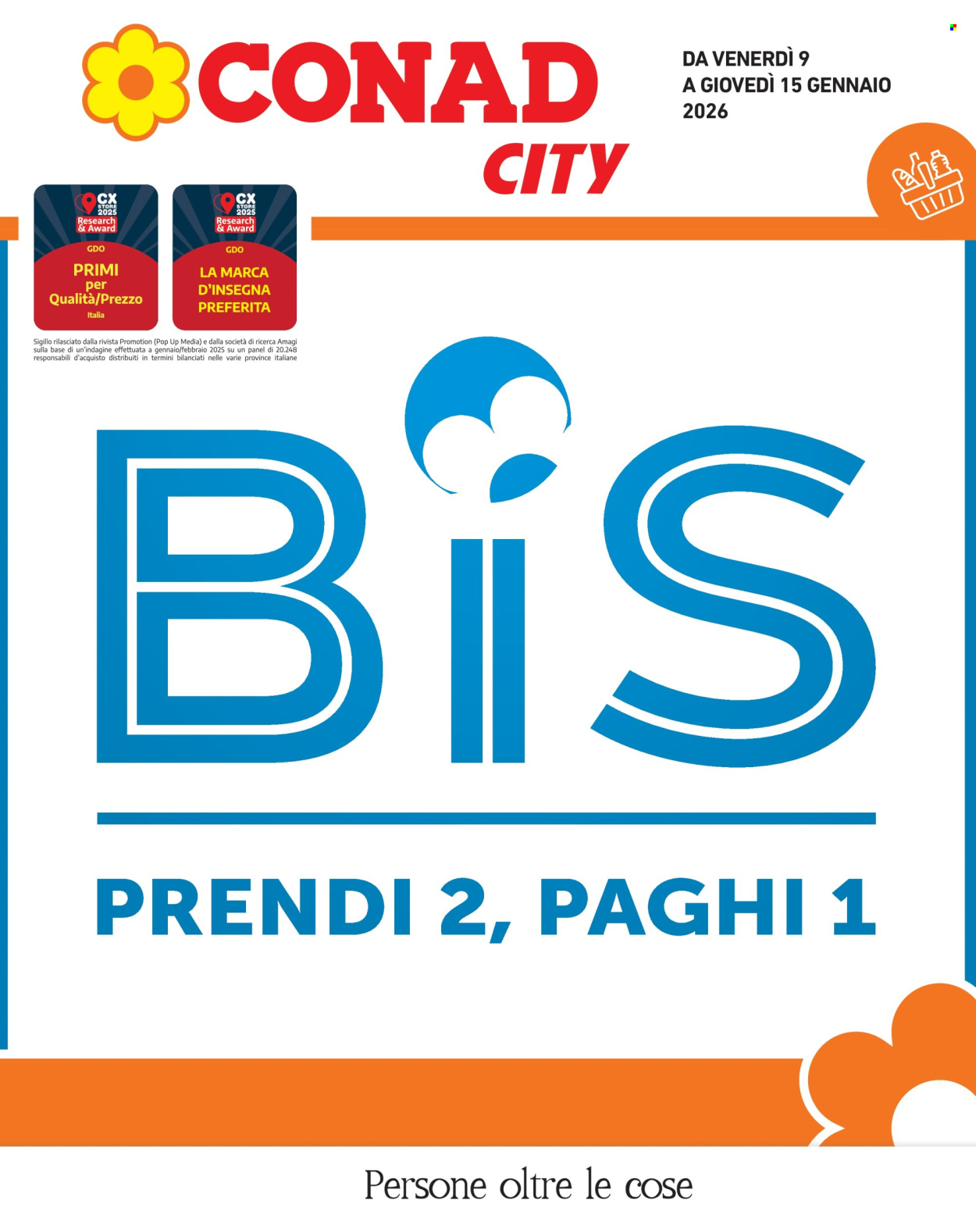 Volantino Conad City - 9/1/2026 - 15/1/2026. Pagina 1