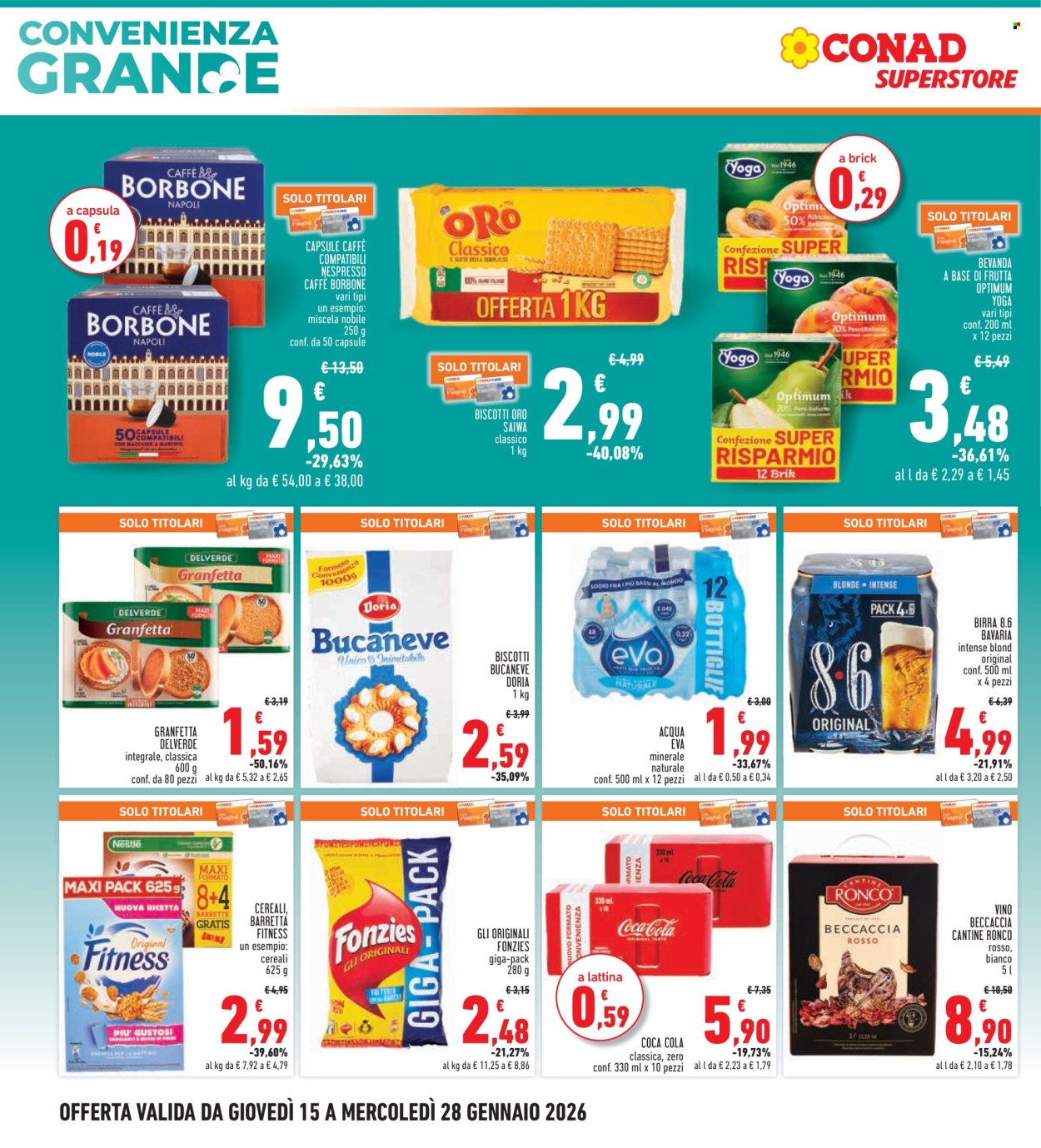 Volantino Conad Superstore - 15/1/2026 - 28/1/2026. Pagina 4