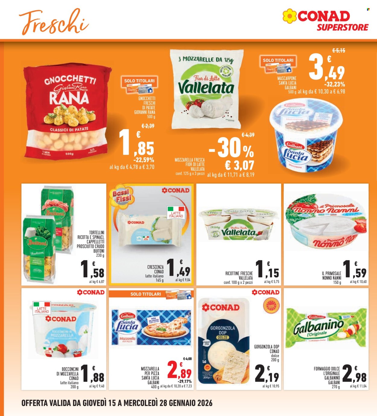 Volantino Conad Superstore - 15/1/2026 - 28/1/2026. Pagina 12