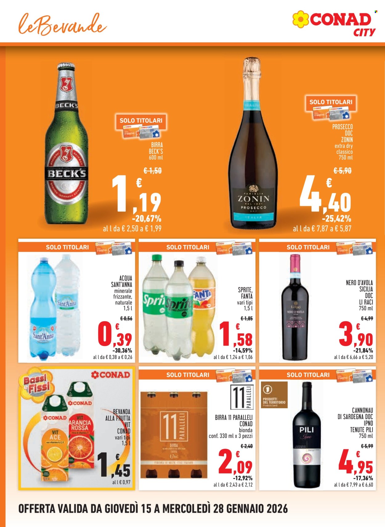 Volantino Conad - 15/1/2026 - 28/1/2026. Pagina 16