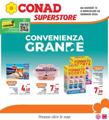 Volantino Conad Superstore - 15/1/2026 - 28/1/2026.