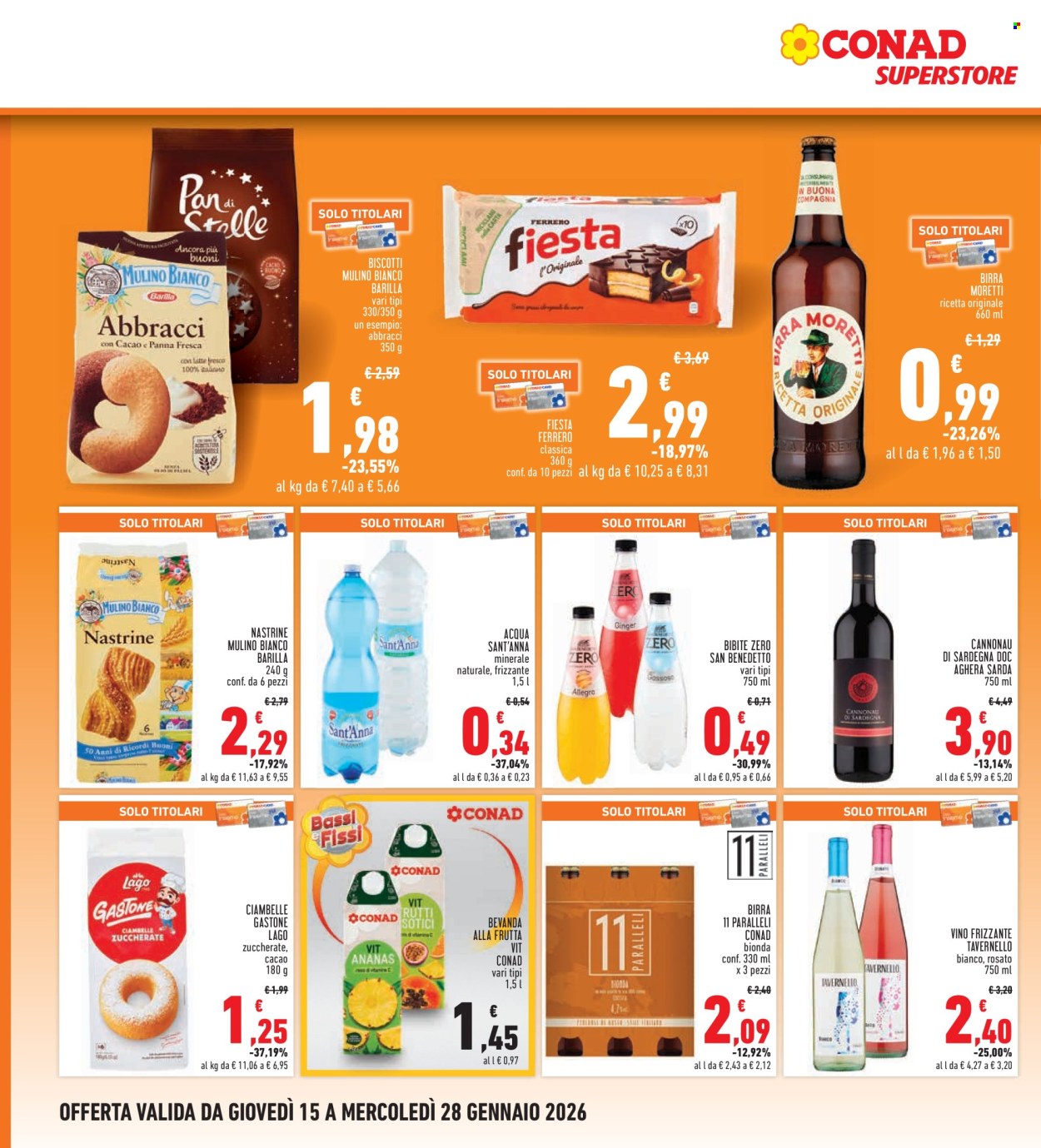 Volantino Conad - 15/1/2026 - 28/1/2026. Pagina 22