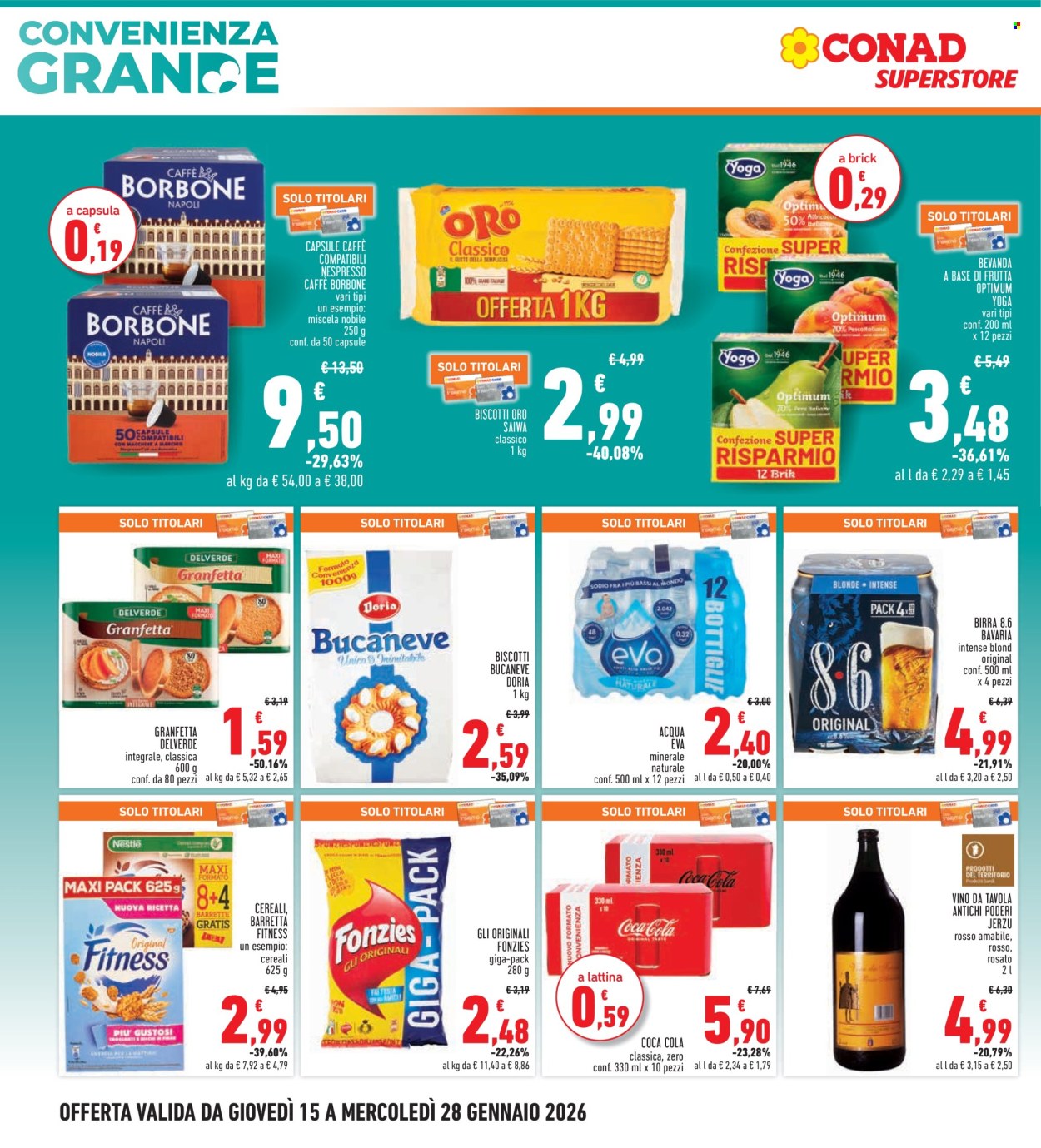 Volantino Conad - 15/1/2026 - 28/1/2026. Pagina 4