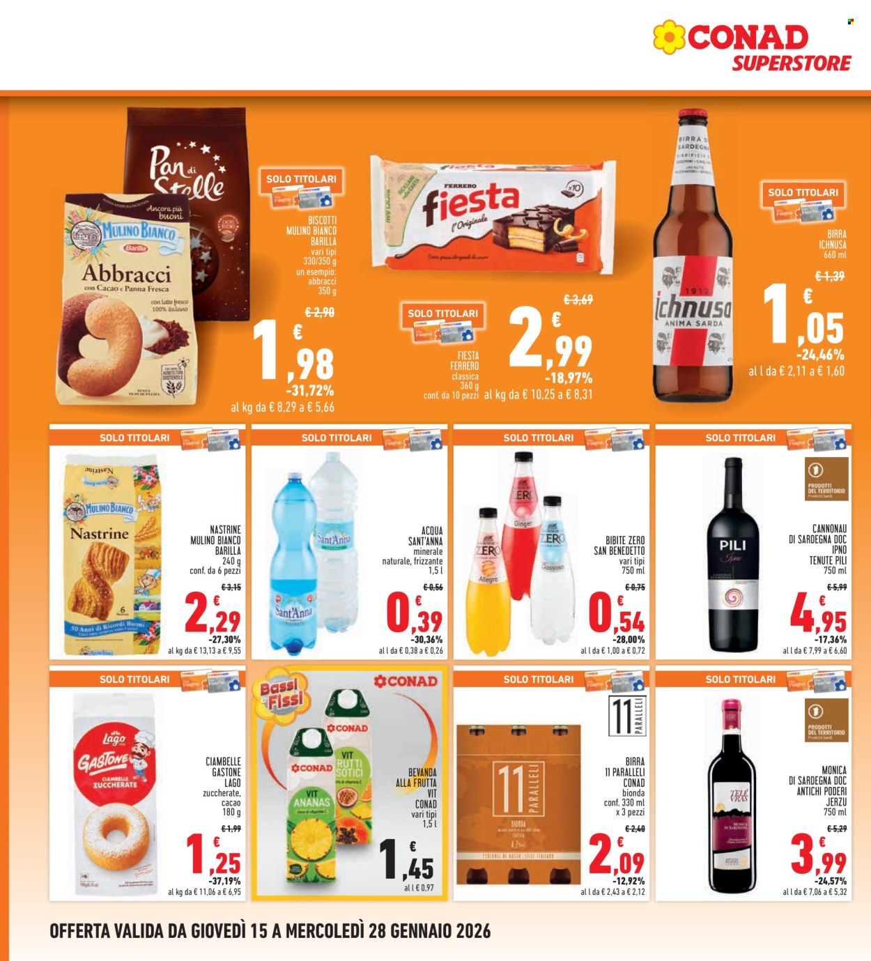 Volantino Conad - 15/1/2026 - 28/1/2026. Pagina 22