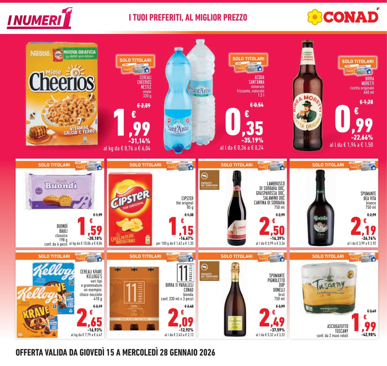 Volantino Conad - 15/1/2026 - 28/1/2026. Pagina 4