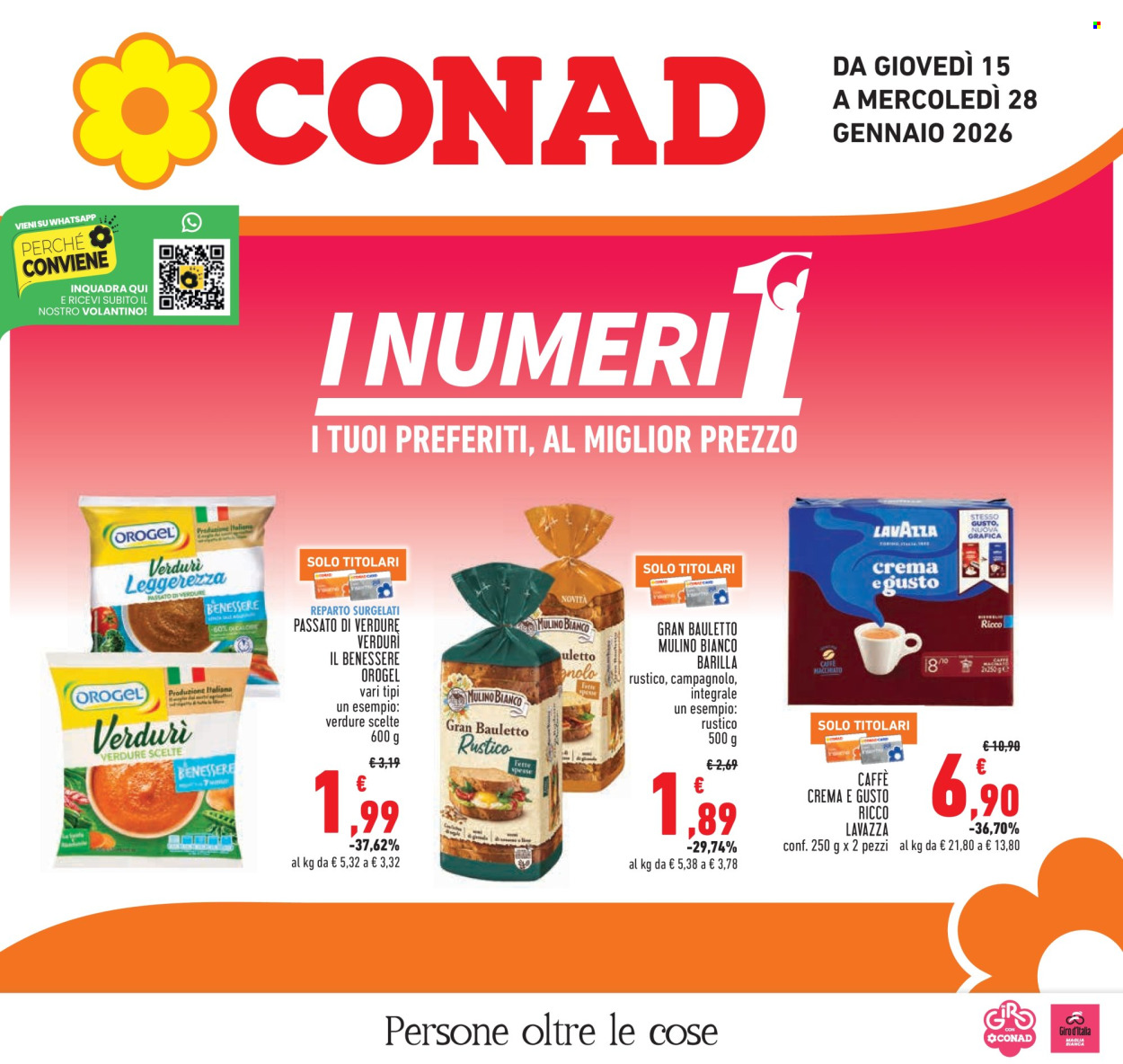 Volantino Conad - 15/1/2026 - 28/1/2026. Pagina 1