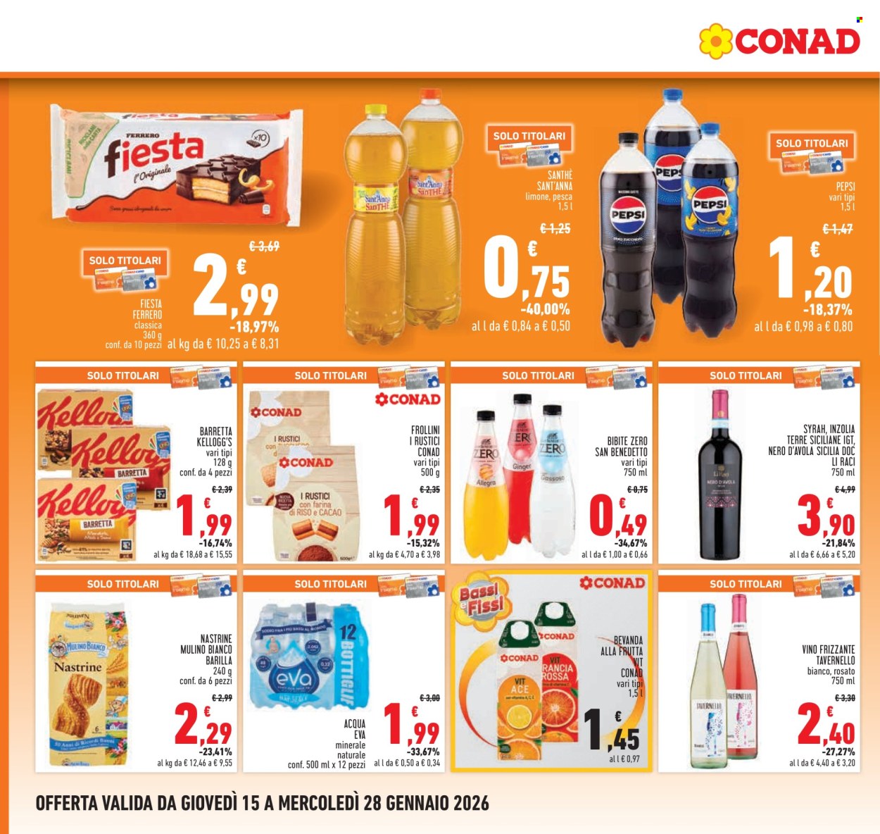 Volantino Conad - 15/1/2026 - 28/1/2026. Pagina 22