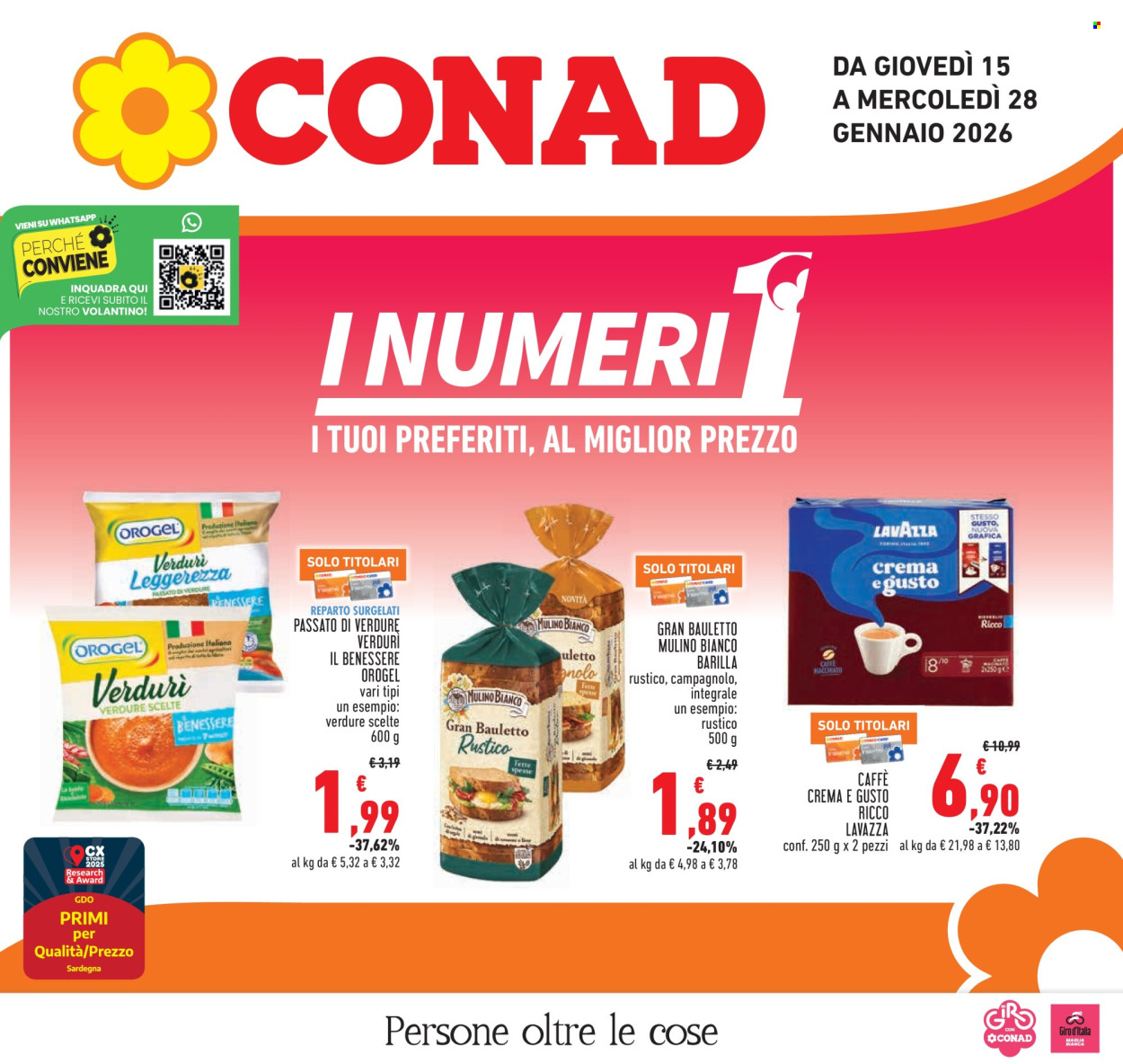 Volantino Conad - 15/1/2026 - 28/1/2026. Pagina 1