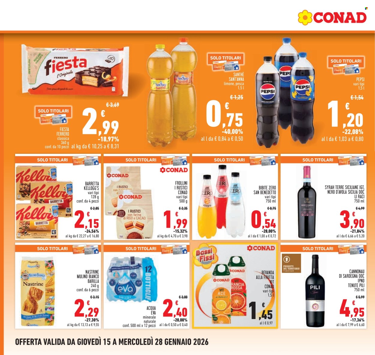 Volantino Conad - 15/1/2026 - 28/1/2026. Pagina 22