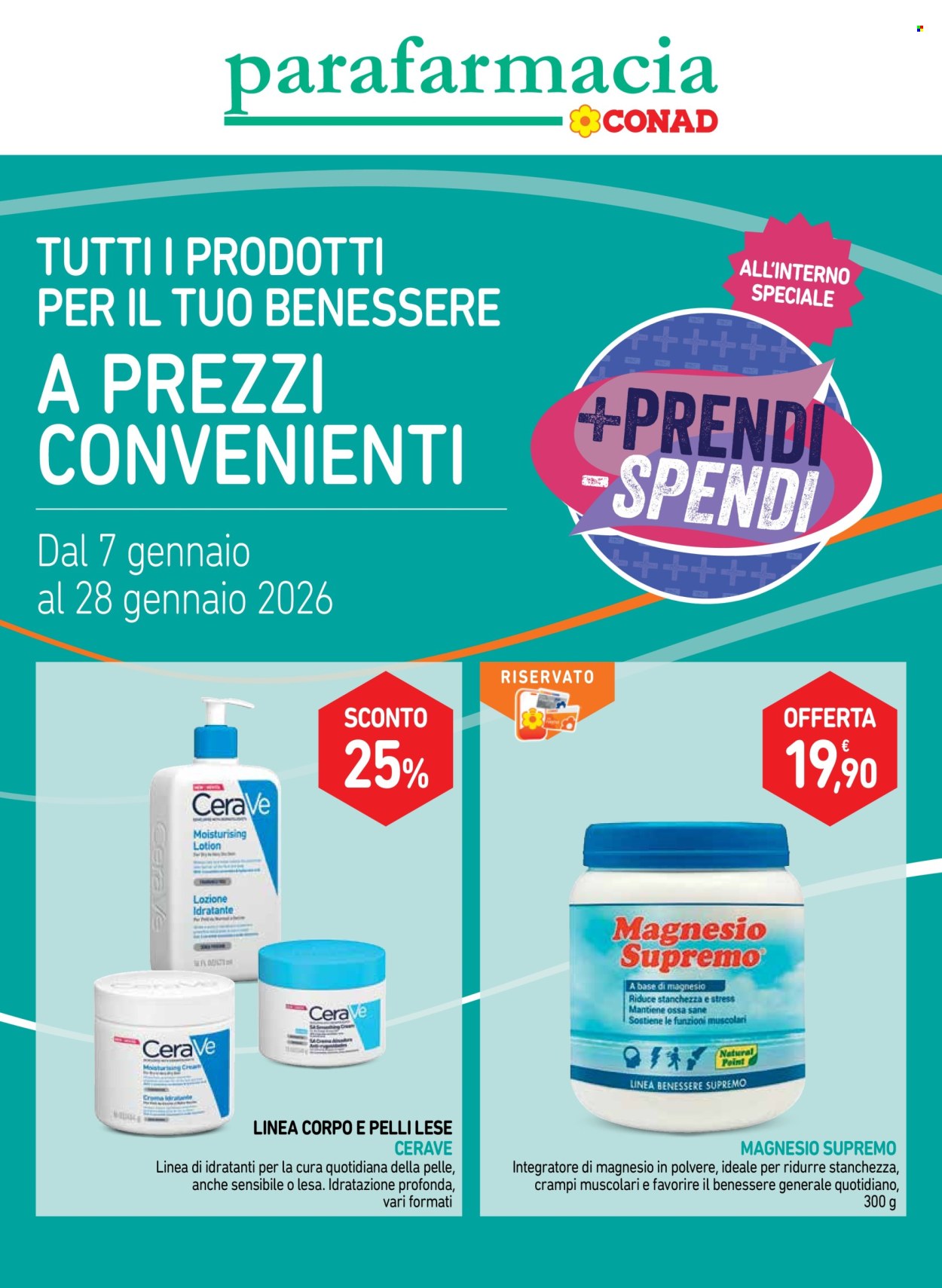 Volantino Conad - 7/1/2026 - 28/1/2026. Pagina 1