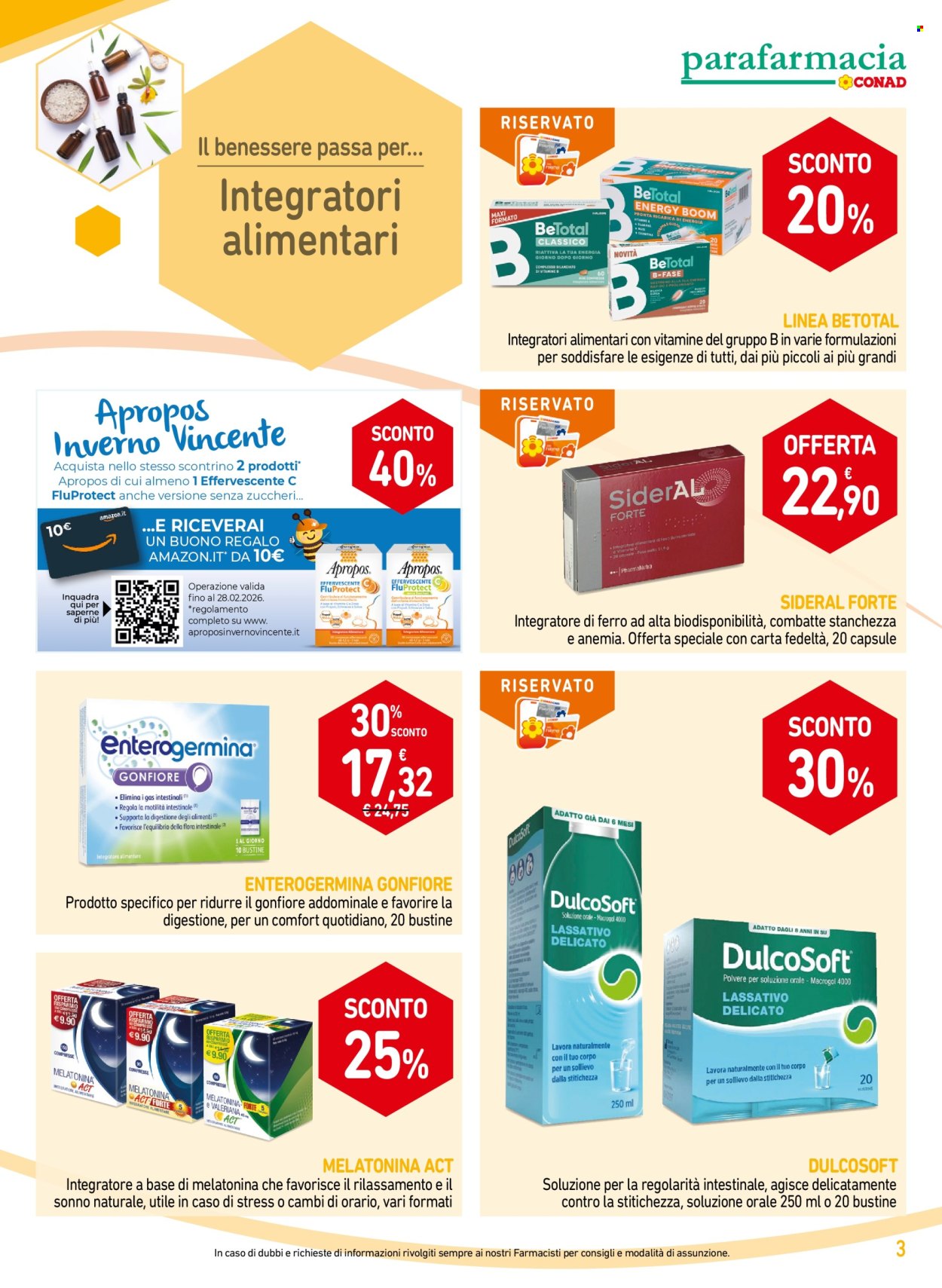 Volantino Parafarmacia Conad - 7/1/2026 - 28/1/2026. Pagina 3