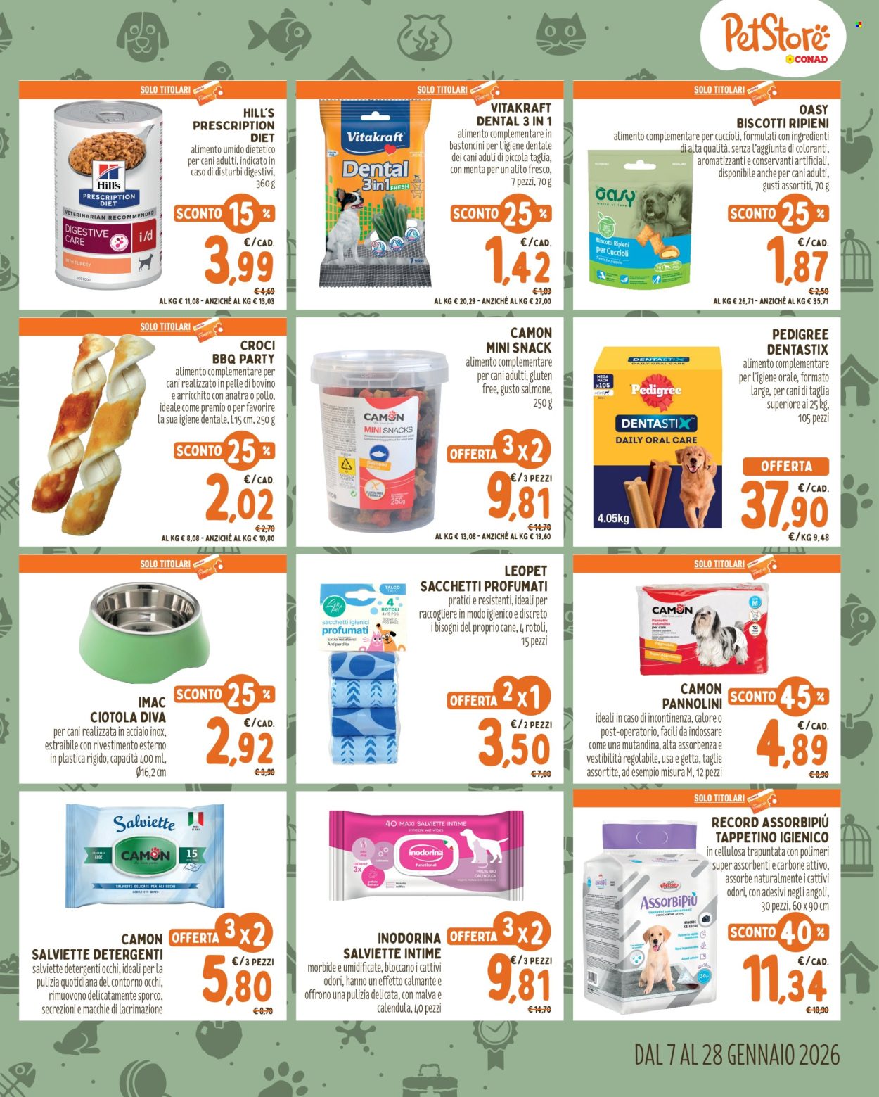 Volantino Pet Store Conad - 7/1/2026 - 28/1/2026. Pagina 3