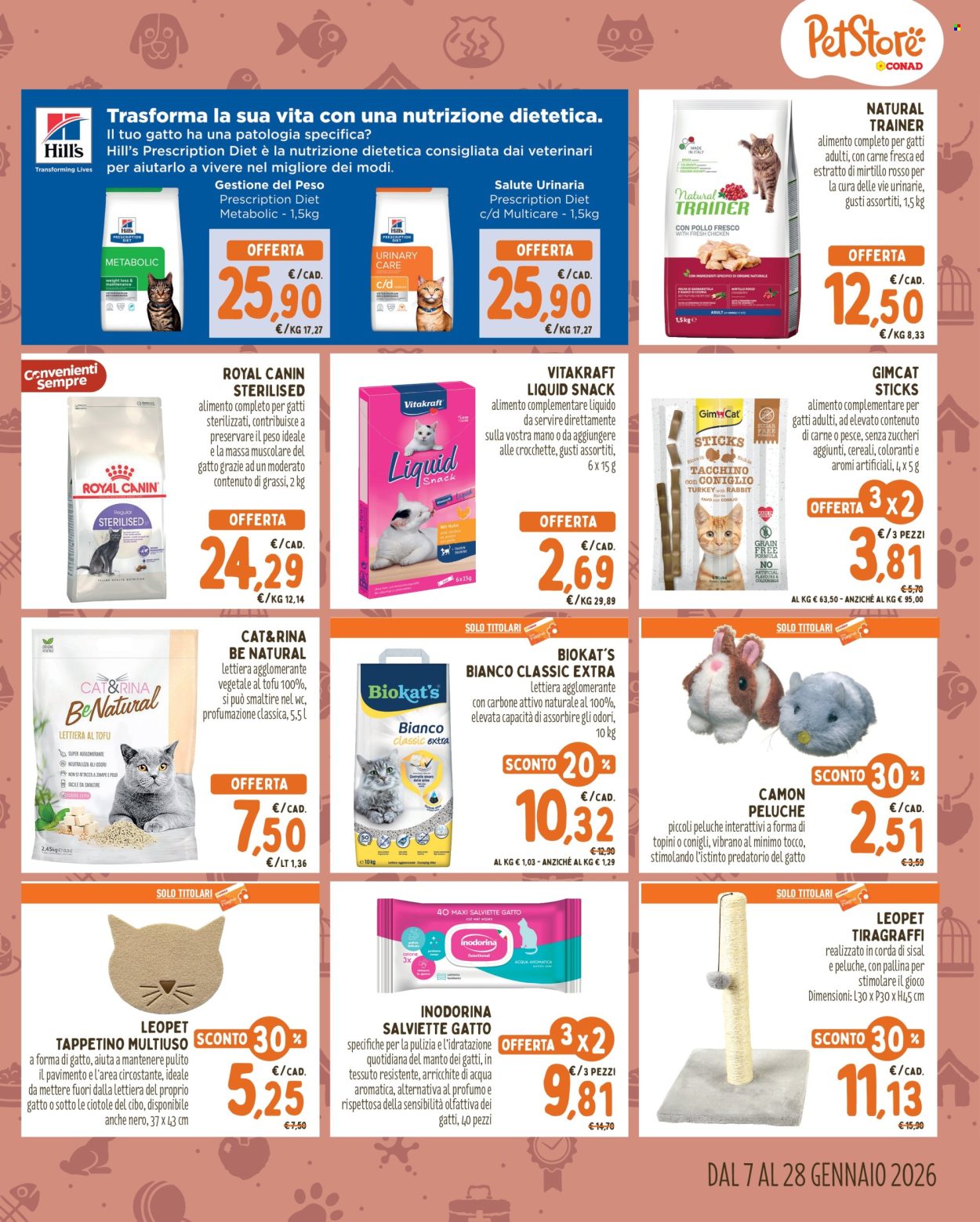 Volantino Pet Store Conad - 7/1/2026 - 28/1/2026. Pagina 5