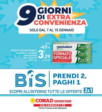 Volantino Conad Superstore - 7/1/2026 - 15/1/2026.