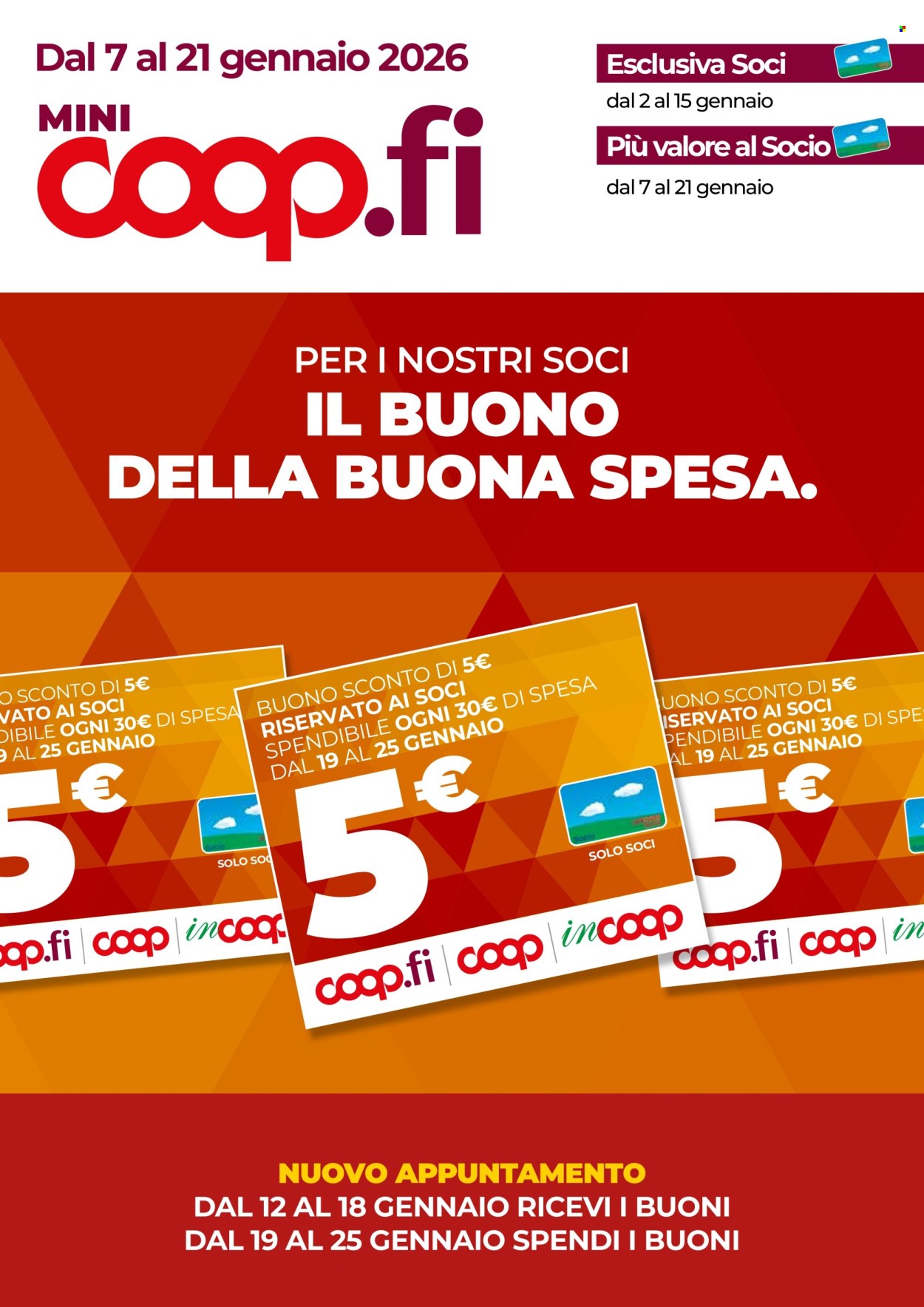 Volantino Coop - 7/1/2026 - 21/1/2026. Pagina 1