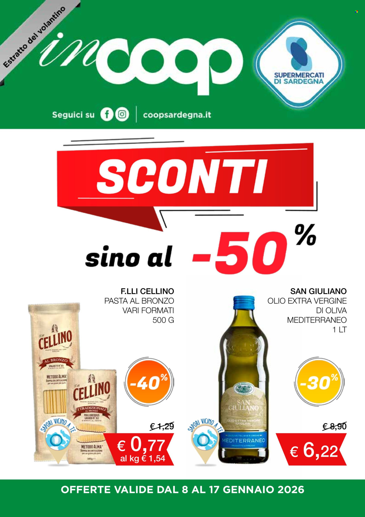 Volantino Coop - 8/1/2026 - 17/1/2026. Pagina 1