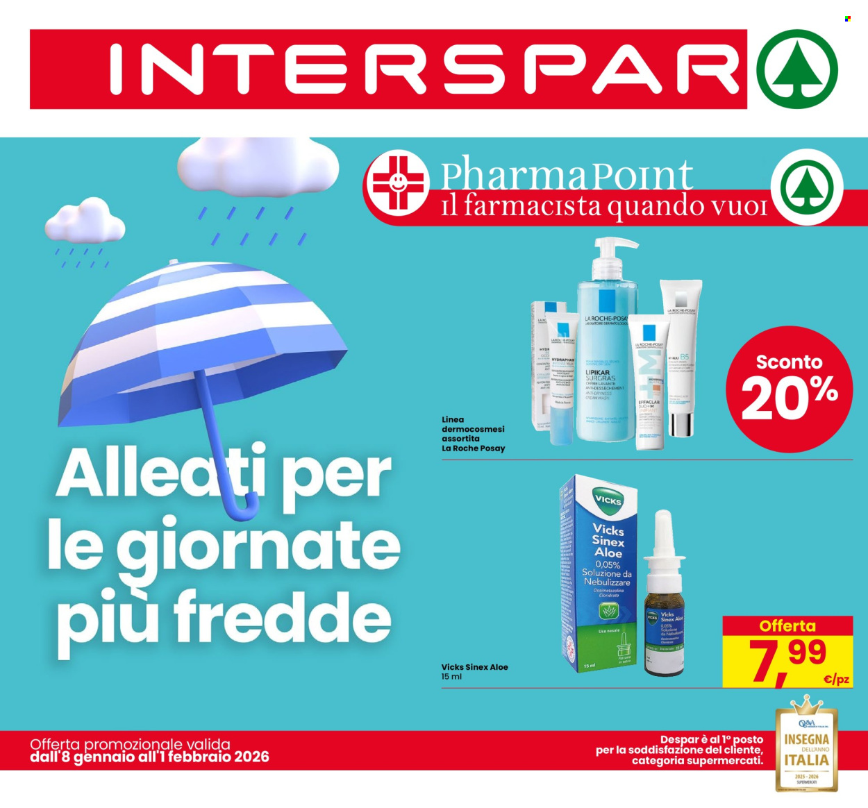 Volantino Interspar - 8/1/2026 - 1/2/2026. Pagina 1