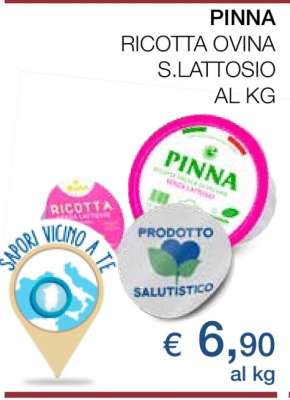 PINNA RICOTTA OVINA S.LATTOSIO AL KG