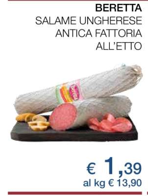 BERETTA SALAME UNGHERESE ANTICA FATTORIA ALL’ETTO
