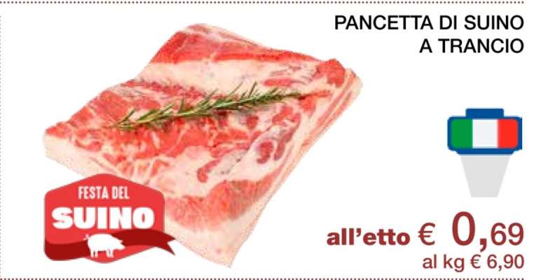 PANCETTA DI SUINO A TRANCIO
