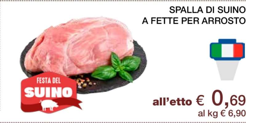 SPALLA DI SUINO A FETTE PER ARROSTO