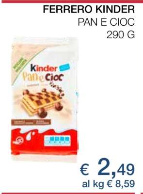 Ferrero Kinder Pan e Cioc