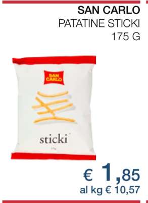 SAN CARLO PATATINE STICKI