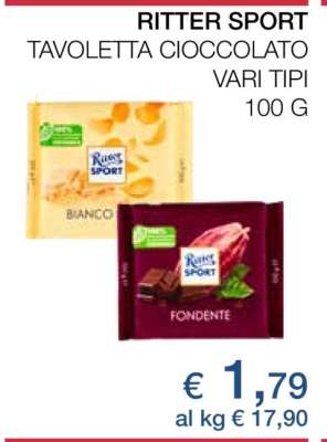 Ritter Sport Tavoletta Cioccolato