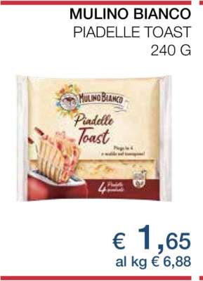 MULINO BIANCO Piadelle Toast