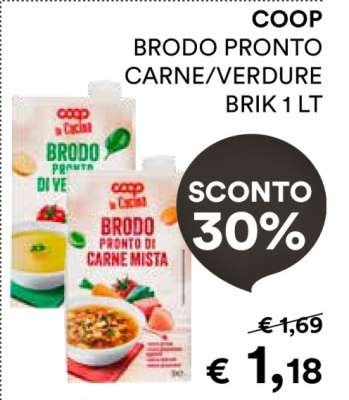 COOP BRODO PRONTO CARNE/VERDURE BRIK 1 LT