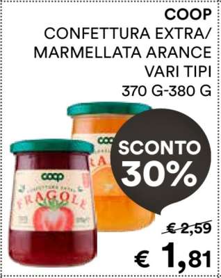 COOP CONFETTURA EXTRA/MARMELLATA ARANCE