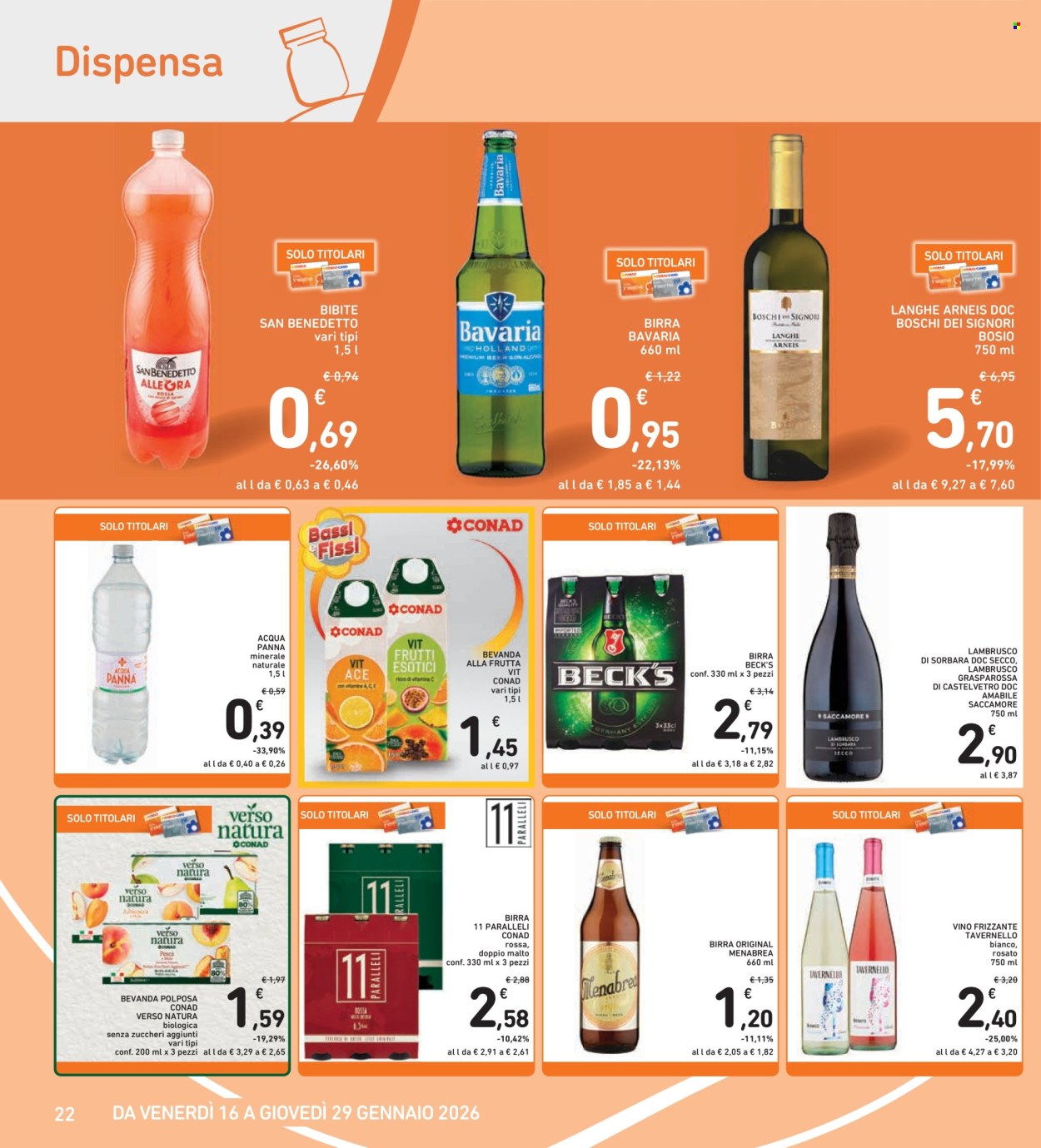 Volantino Spazio Conad - 16/1/2026 - 29/1/2026. Pagina 22