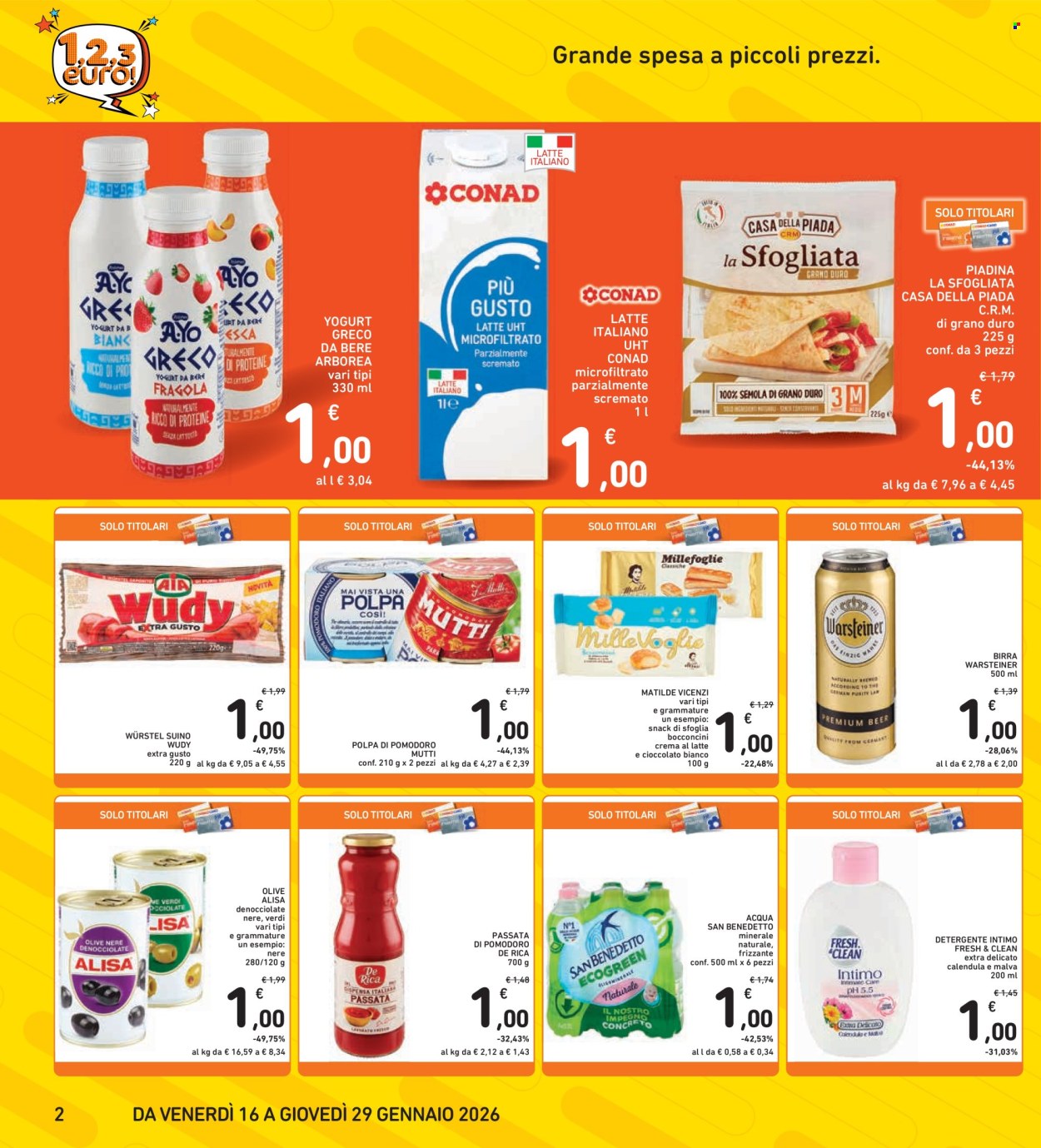 Volantino Spazio Conad - 16/1/2026 - 29/1/2026. Pagina 2