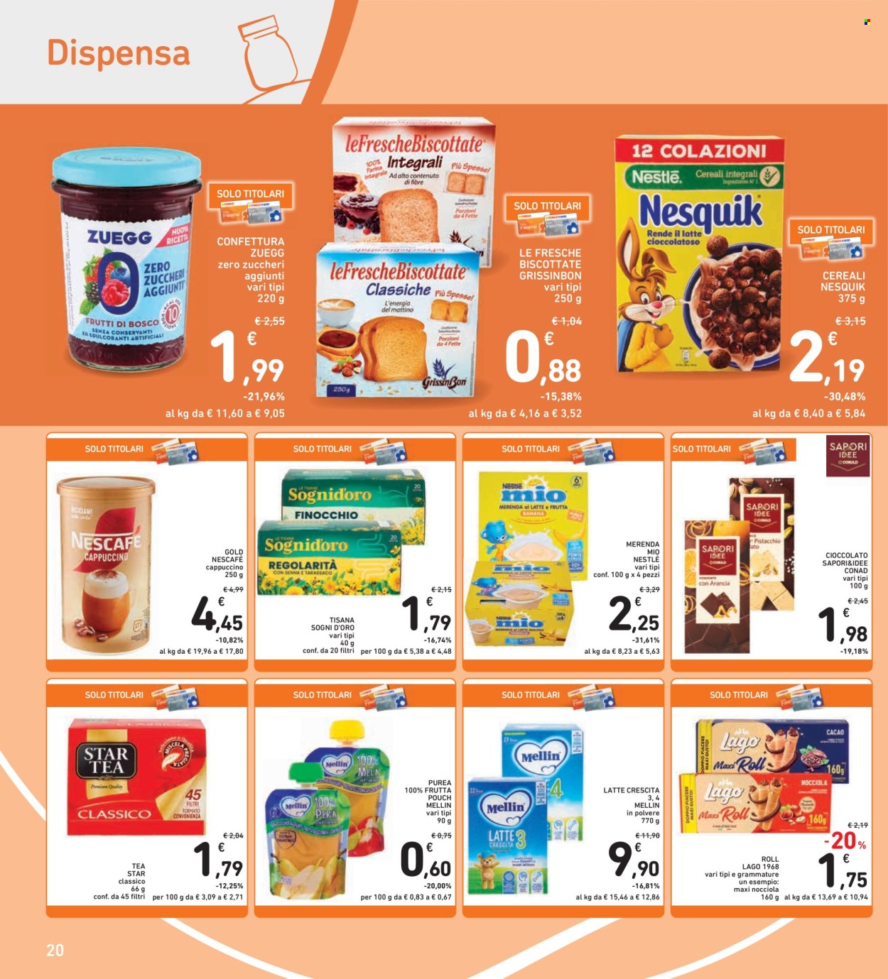 Volantino Spazio Conad - 16/1/2026 - 29/1/2026. Pagina 20
