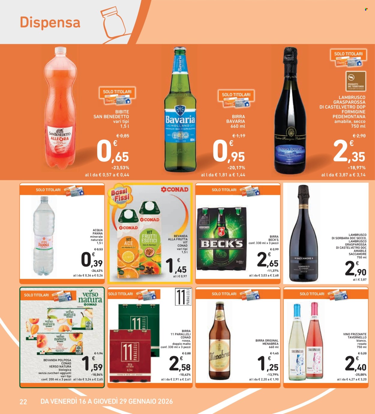 Volantino Spazio Conad - 16/1/2026 - 29/1/2026. Pagina 22