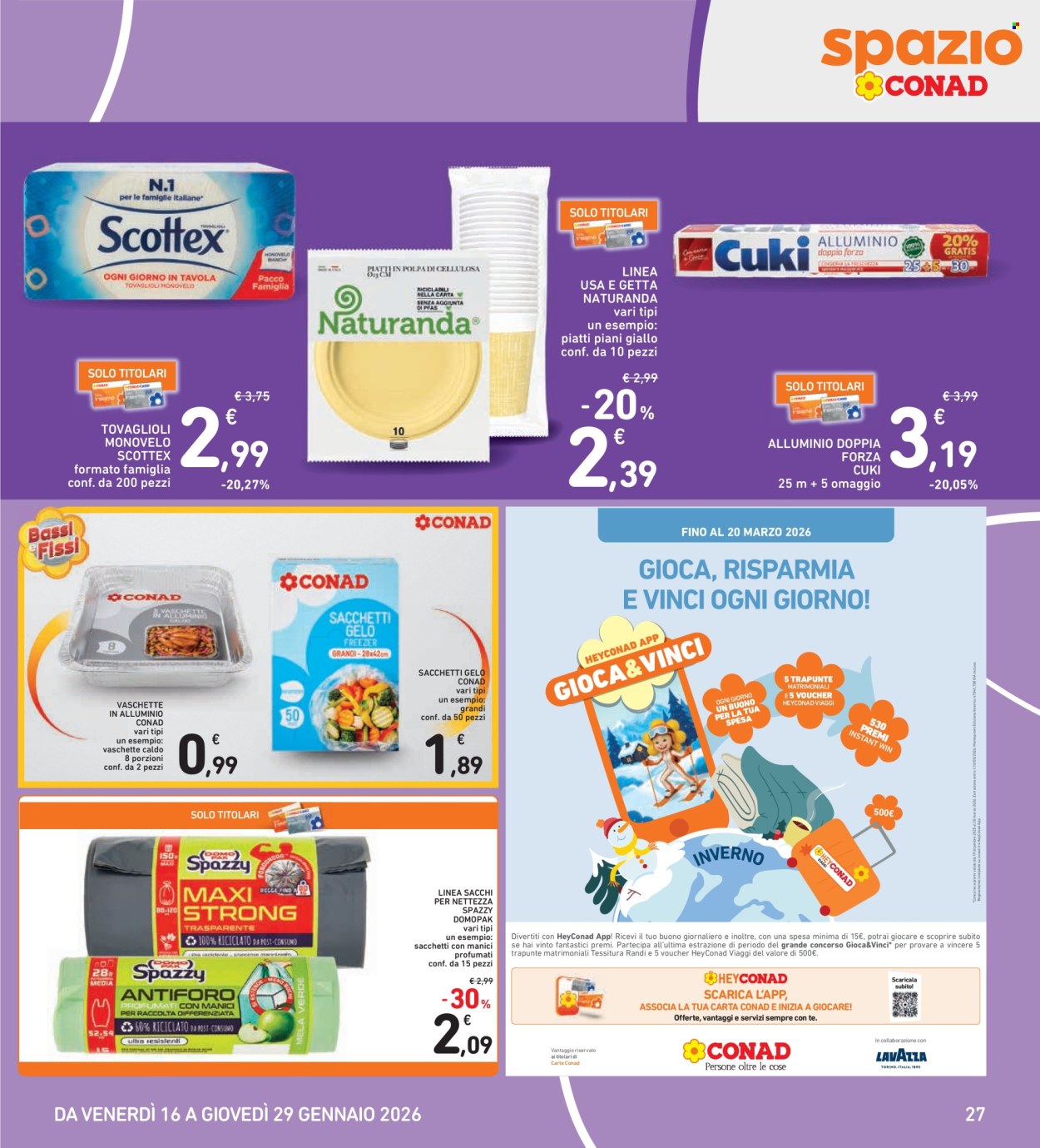 Volantino Spazio Conad - 16/1/2026 - 29/1/2026. Pagina 27