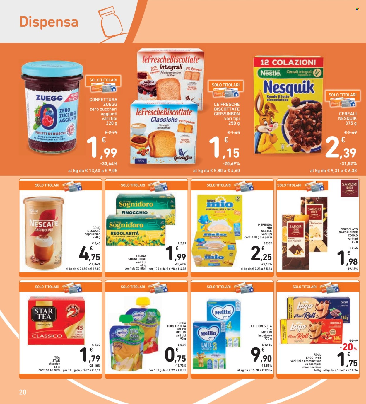 Volantino Spazio Conad - 16/1/2026 - 29/1/2026. Pagina 20