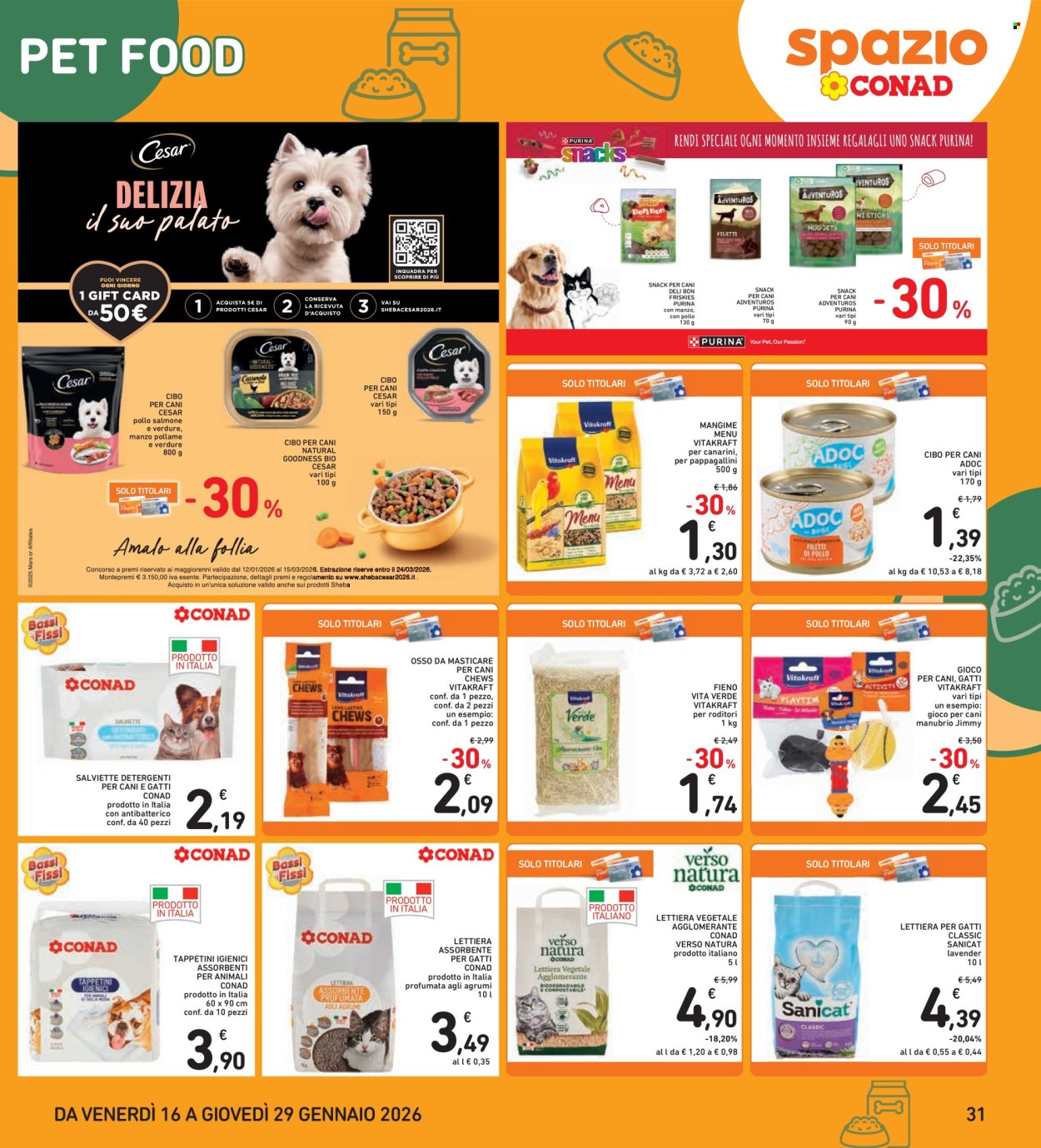Volantino Spazio Conad - 16/1/2026 - 29/1/2026. Pagina 31