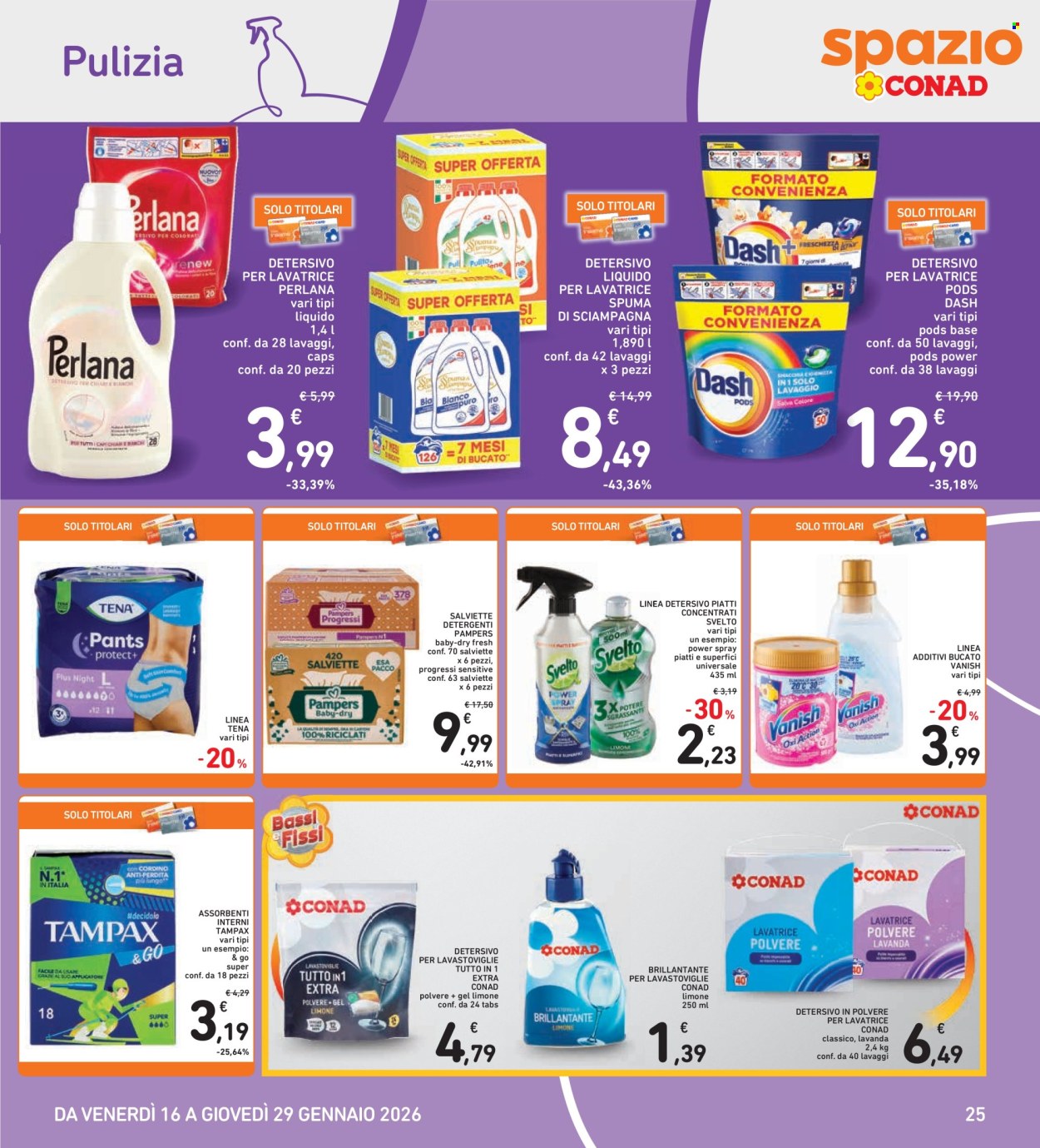Volantino Spazio Conad - 16/1/2026 - 29/1/2026. Pagina 25