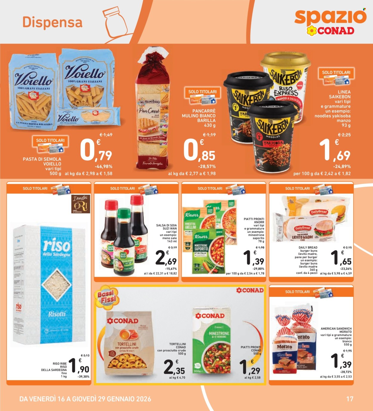 Volantino Spazio Conad - 16/1/2026 - 29/1/2026. Pagina 17