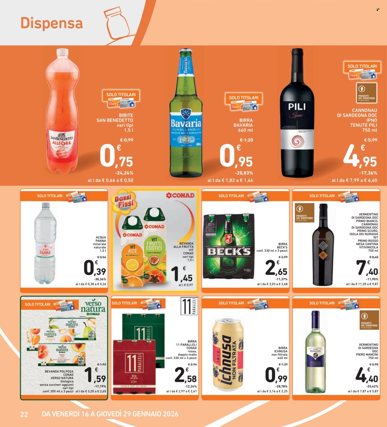 Volantino Spazio Conad - 16/1/2026 - 29/1/2026. Pagina 22
