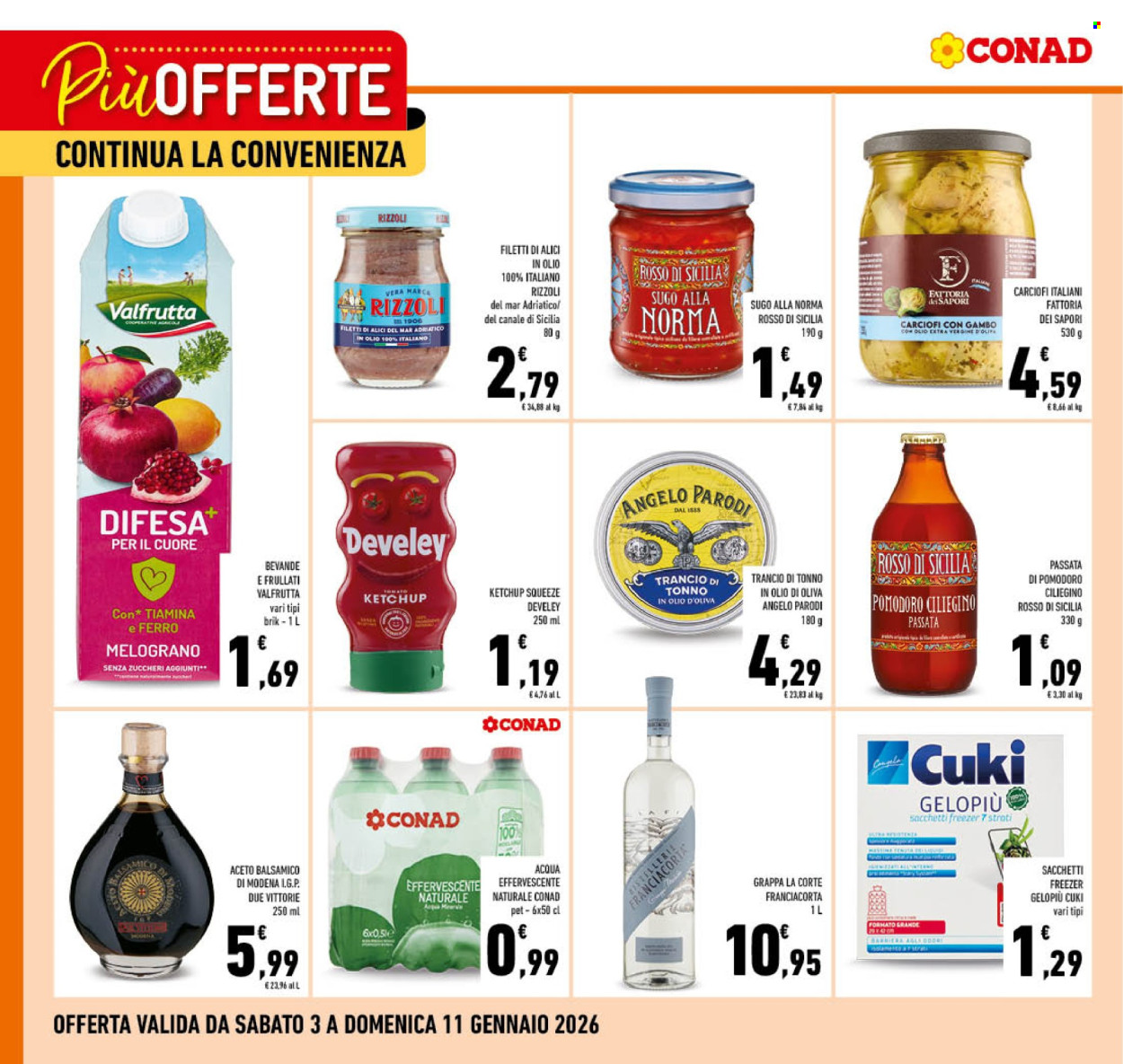 Volantino Conad - 3/1/2026 - 11/1/2026. Pagina 1