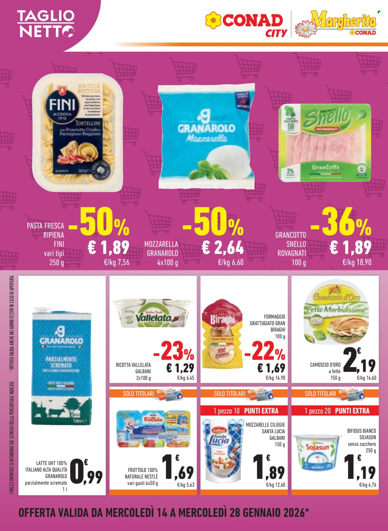 Volantino Margherita Conad - 14/1/2026 - 28/1/2026. Pagina 2