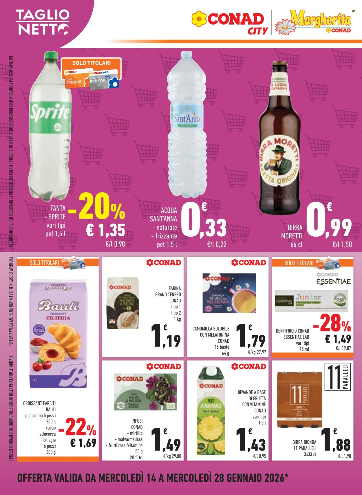 Volantino Margherita Conad - 14/1/2026 - 28/1/2026. Pagina 6