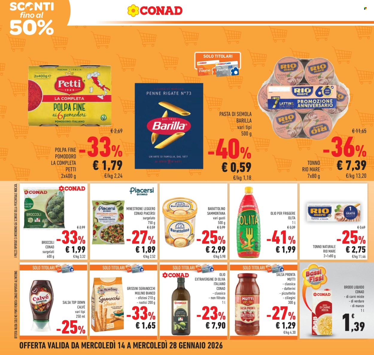 Volantino Conad - 14/1/2026 - 28/1/2026. Pagina 10